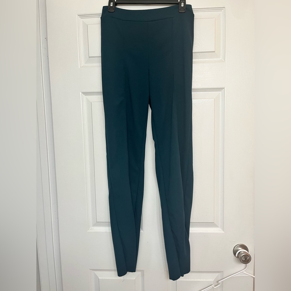 Fashion Nova Dark Teal Straight Leg Pants REVIEW PHOTOS PANTS HAVE BEEN CUT